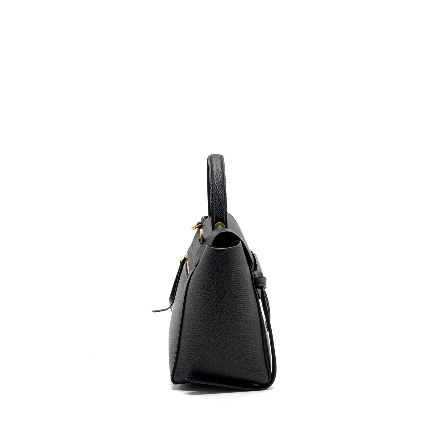 Celine Micro Belt Purse Calfskin Black