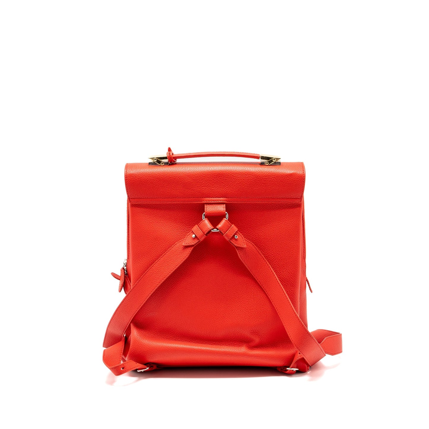 Balenciaga backpack calfskin red
