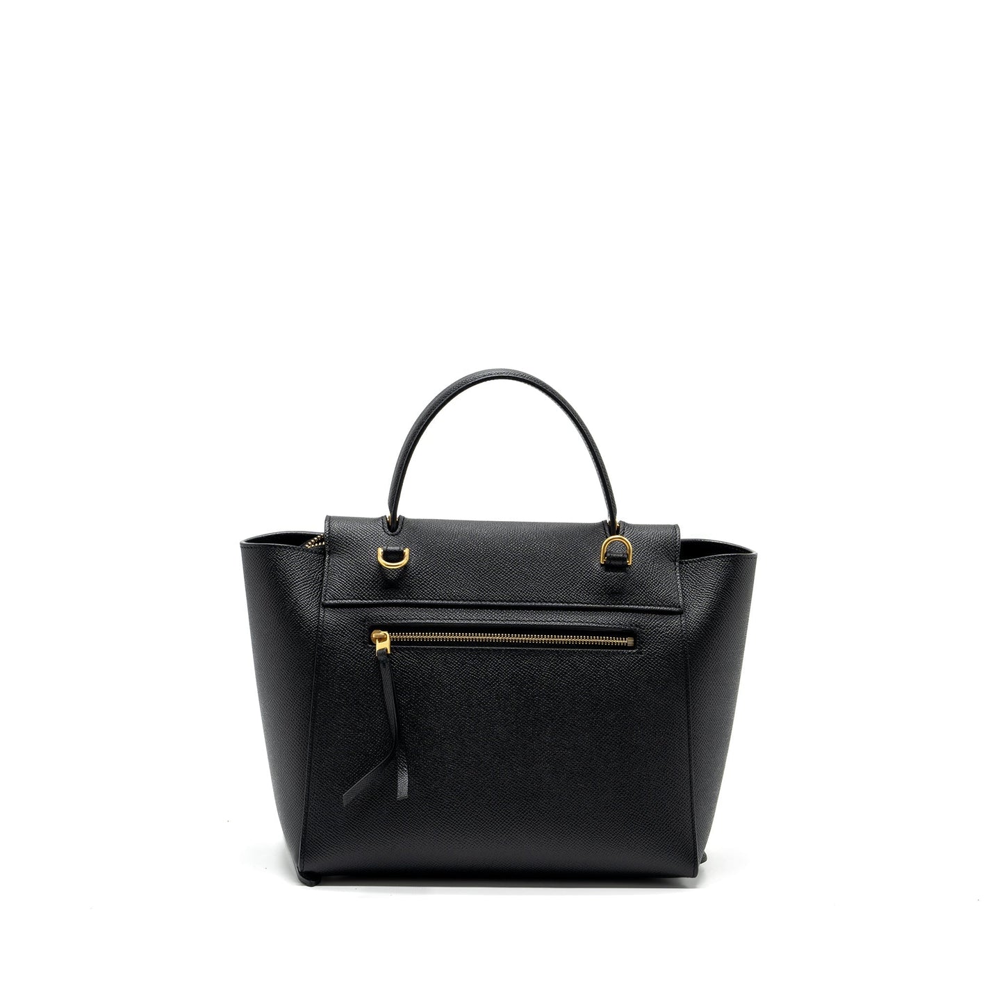 Celine Micro Belt Purse Calfskin Black
