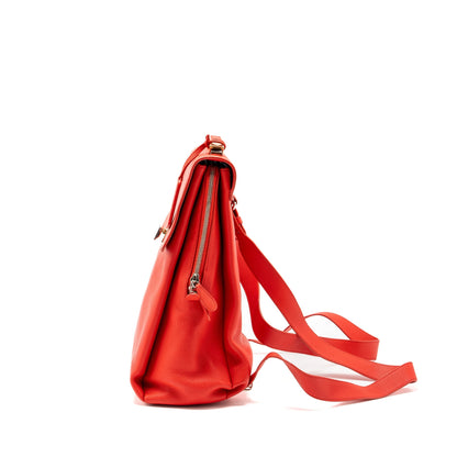 Balenciaga backpack calfskin red