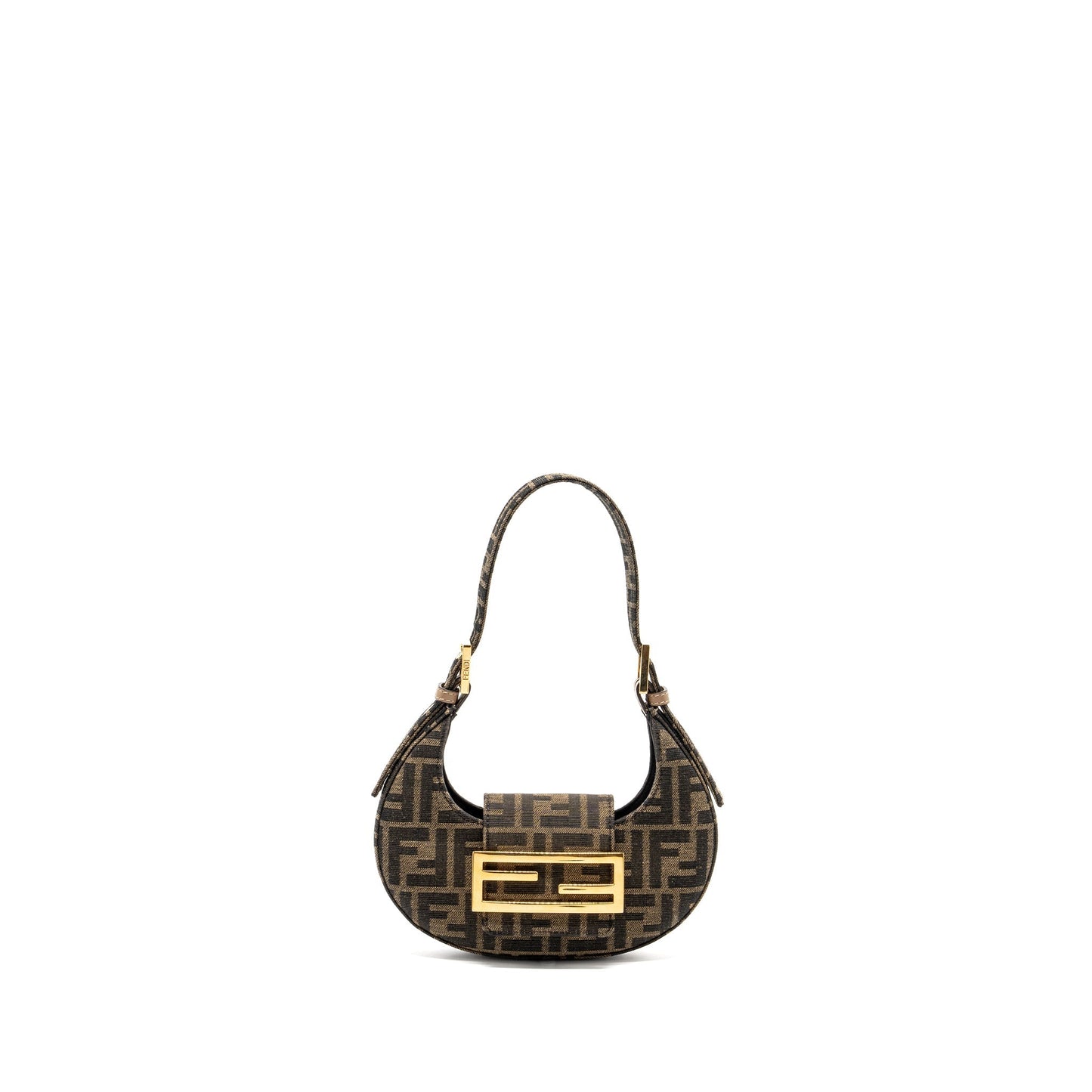 FENDI Mini cookie Purse Fabric jacquard