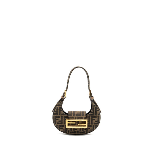 FENDI Mini cookie Purse Fabric jacquard