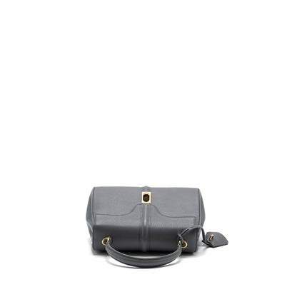 Celine Small 16 Purse Grained Calfskin Grey