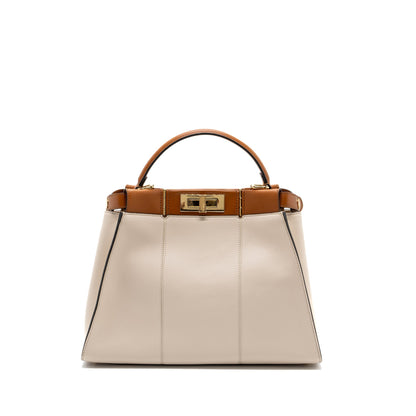 Fendi Medium Peekaboo Purse Calfskin Multicolour