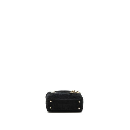 Dior Mini Lady Dior Velvet Black