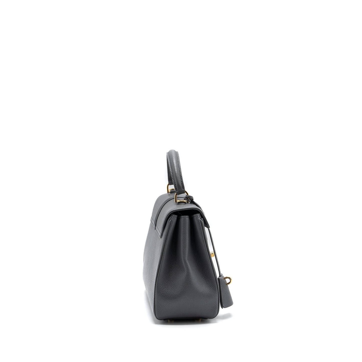 Celine Small 16 Purse Grained Calfskin Grey