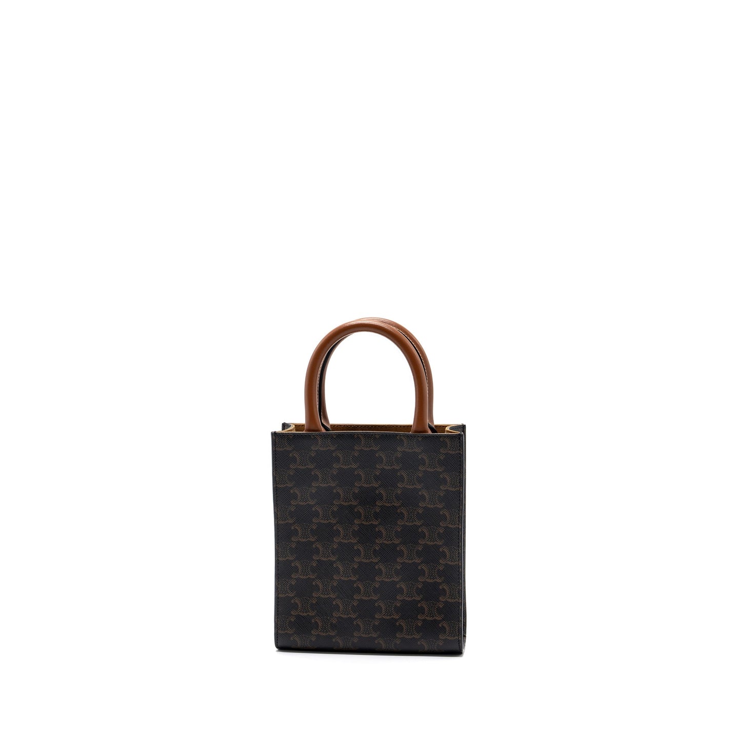 CELINE VERTICAL CABAS TRIOMPHE CANVAS BROWN