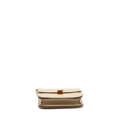 Celine medium classic box Purse goatskin beige