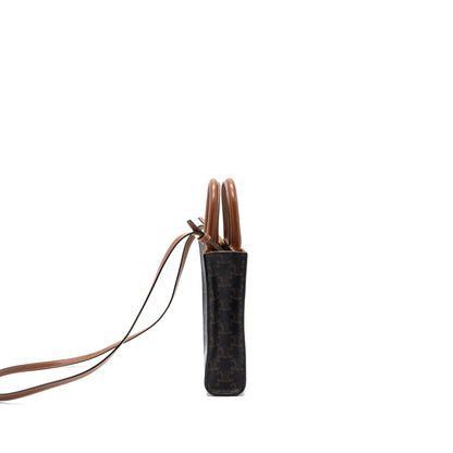 CELINE VERTICAL CABAS TRIOMPHE CANVAS BROWN