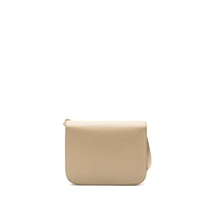 Celine medium classic box Purse goatskin beige