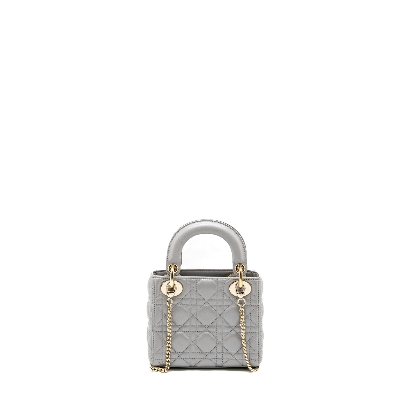 Dior Mini Lady Dior Lambskin Grey