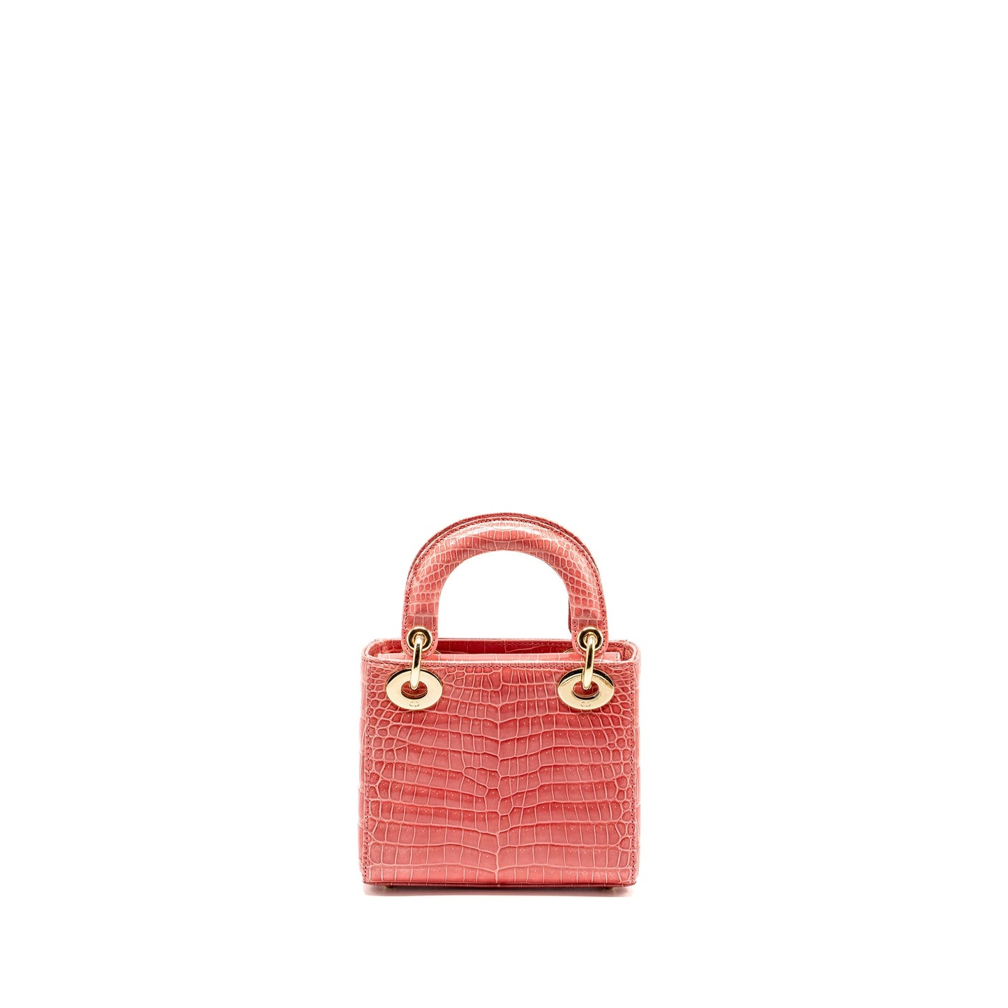 Dior Mini Lady Dior Crocodile Pink