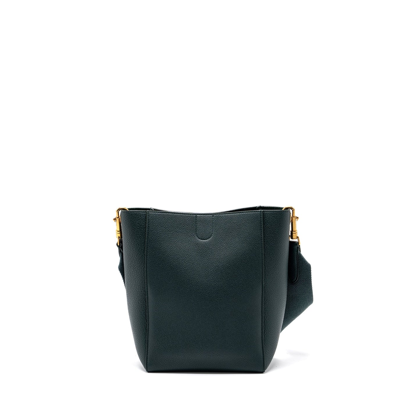 CELINE SMALL SANGLE BUCKET Purse CALFSKIN GREEN