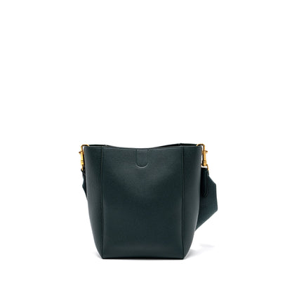CELINE SMALL SANGLE BUCKET Purse CALFSKIN GREEN
