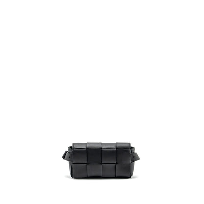 Bottega Veneta Cassette Belt Purse Lambskin Black