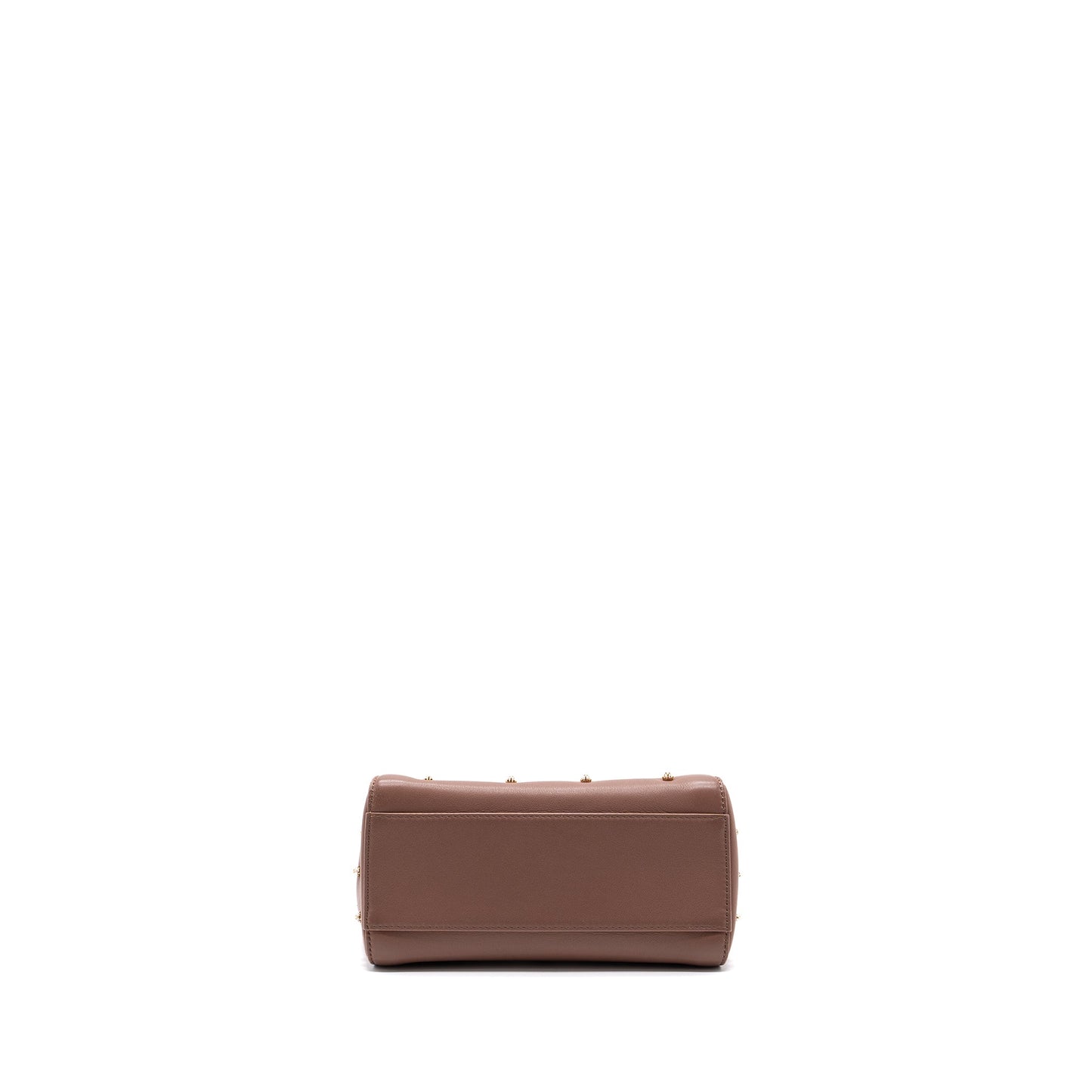 Fendi Mini Peekaboo Star Crystal Lambskin Dark Pink