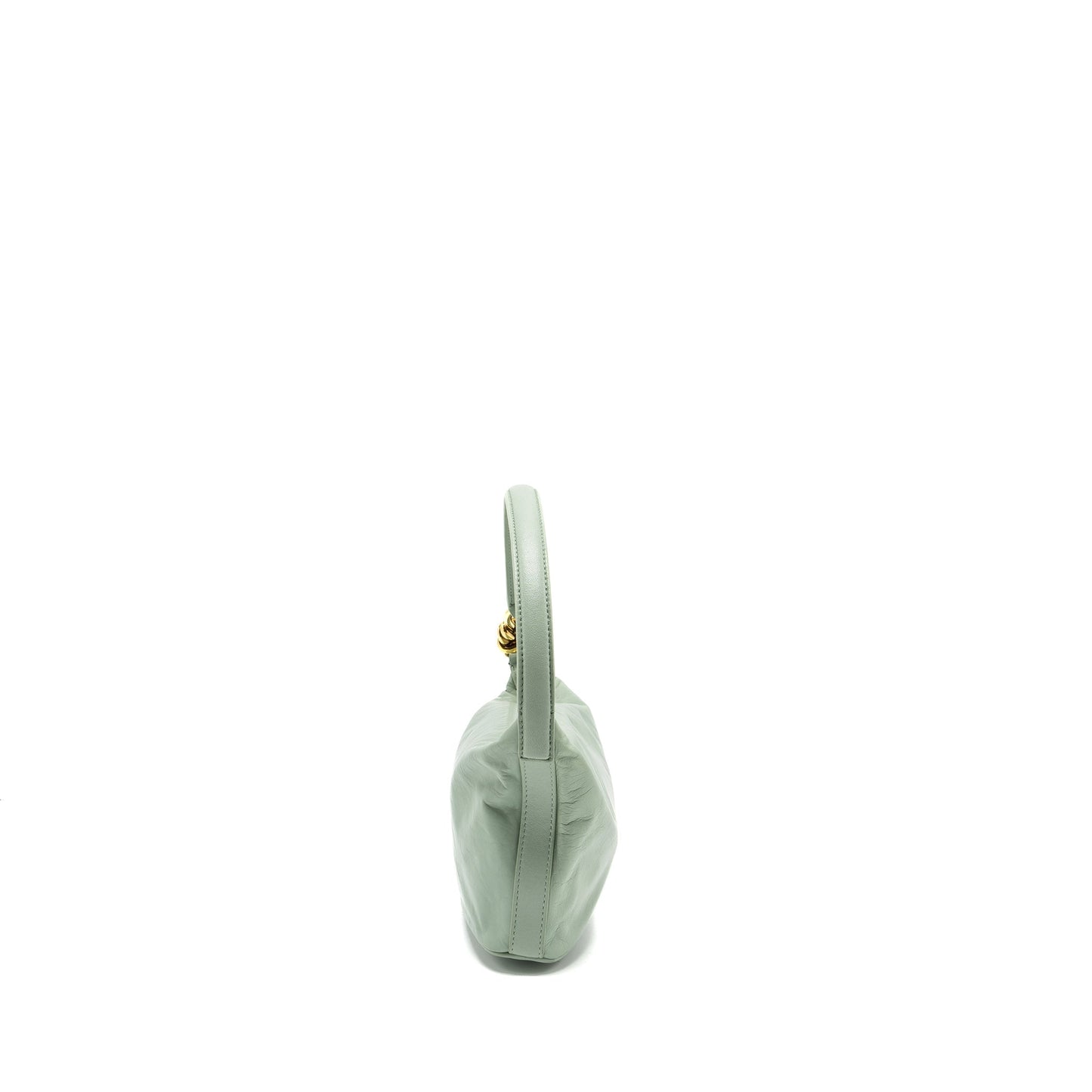 Bottega Veneta knot Mini Purse calfskin light green