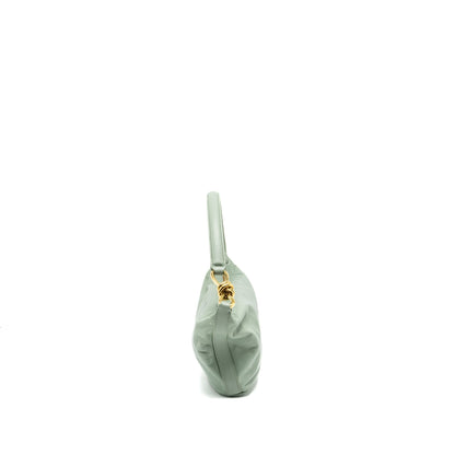 Bottega Veneta knot Mini Purse calfskin light green