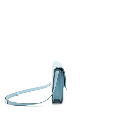 Celine medium classic box Purse calfskin light blue