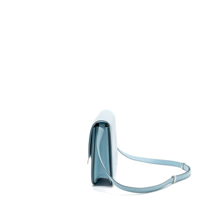 Celine medium classic box Purse calfskin light blue
