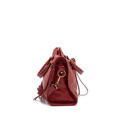 Balenciaga city Purse leather red