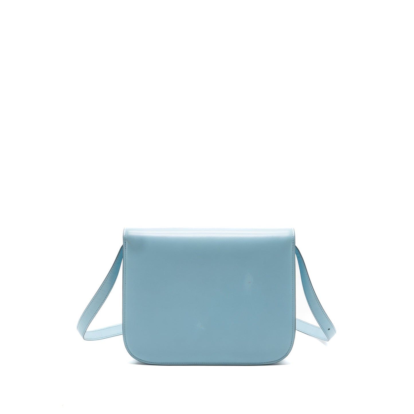 Celine medium classic box Purse calfskin light blue