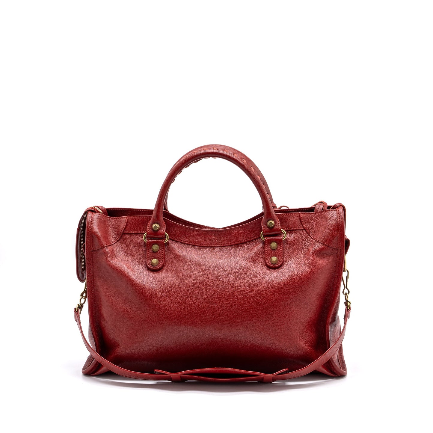 Balenciaga city Purse leather red