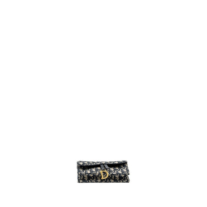 Dior Saddle belt pouch Oblique Jacquard blue