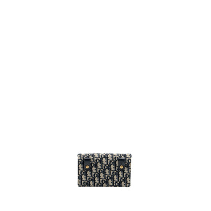 Dior Saddle belt pouch Oblique Jacquard blue