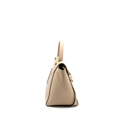 Celine Mini Belt Purse Grained Calfskin Light Beige