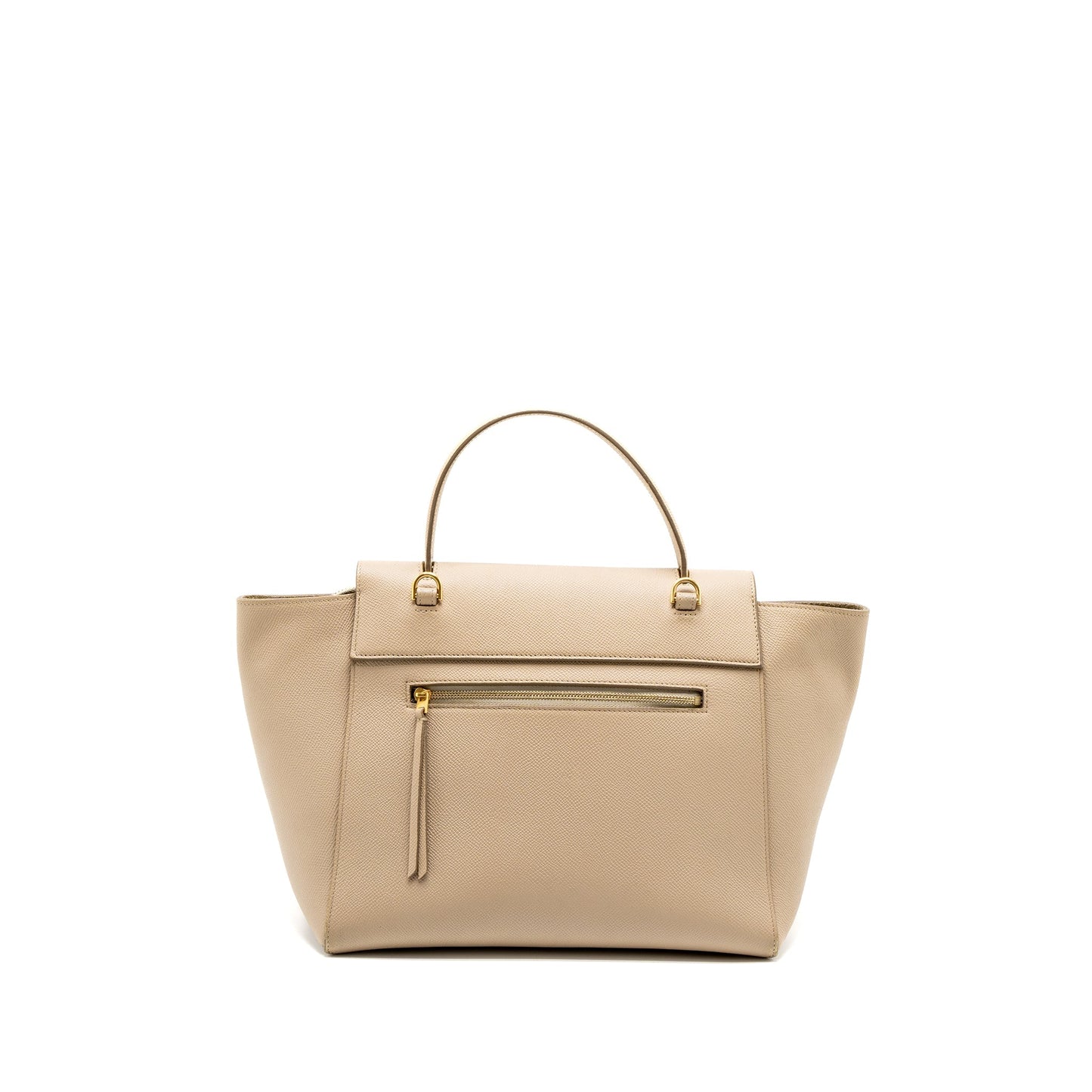 Celine Mini Belt Purse Grained Calfskin Light Beige