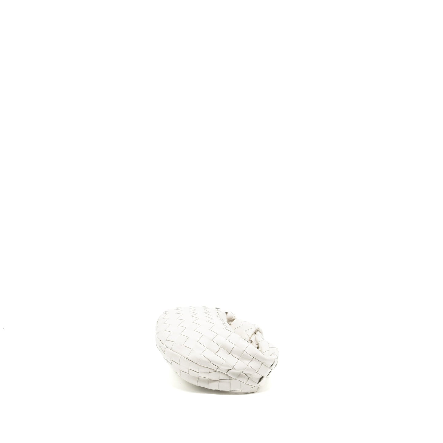 Bottega Veneta Mini Jodie lambskin white