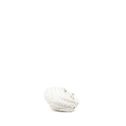 Bottega Veneta Mini Jodie lambskin white