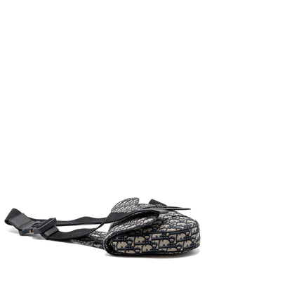 Dior Homme Saddle Purse Dior Oblique Jacquard Beige/Black