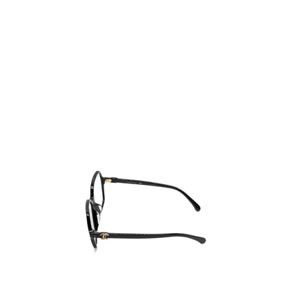 Chanel 3421 Square Glasses CC Logo with Crystal Black LGHW