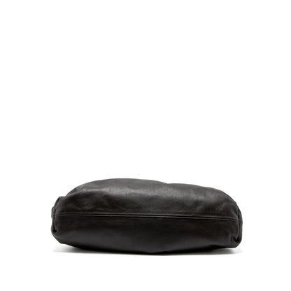 Bottega Veneta Clutch Calfskin Dark Brown