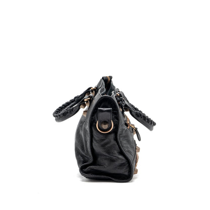 Balenciaga giant city Purse leather black