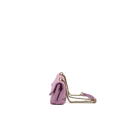 Bottega Veneta Olympia Purse Leather Light Purple