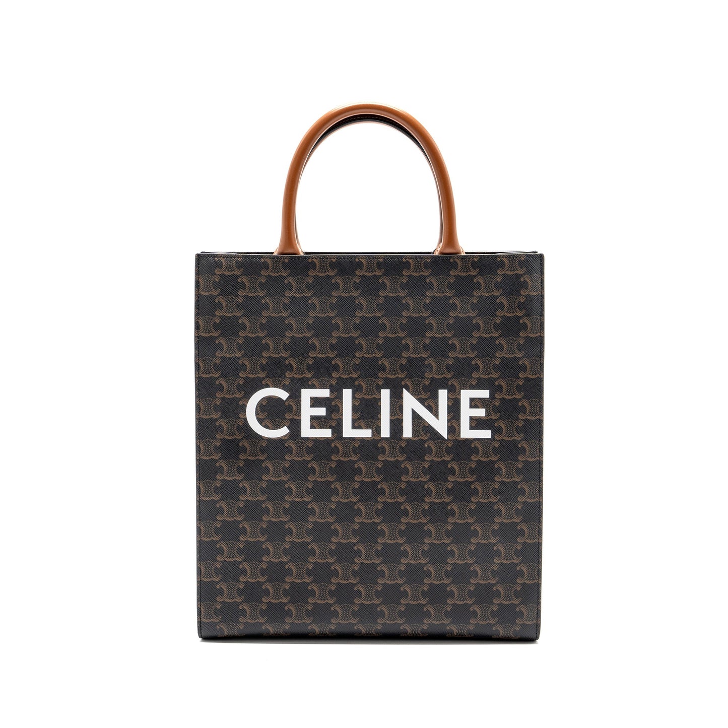 Luxury CELINE Vertical Cabas Triomphe Canvas