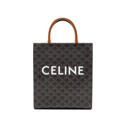 Luxury CELINE Vertical Cabas Triomphe Canvas