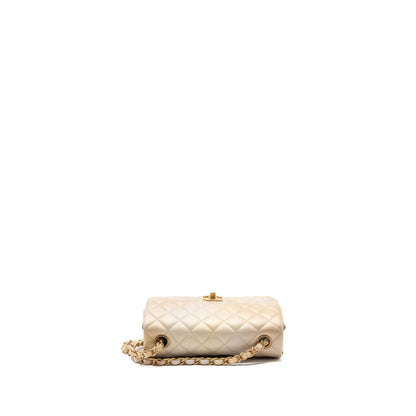Chanel 22C mini Rectangular Flap Bag Goatskin OmbrÃ© Beige Brushed GHW (microchip)
