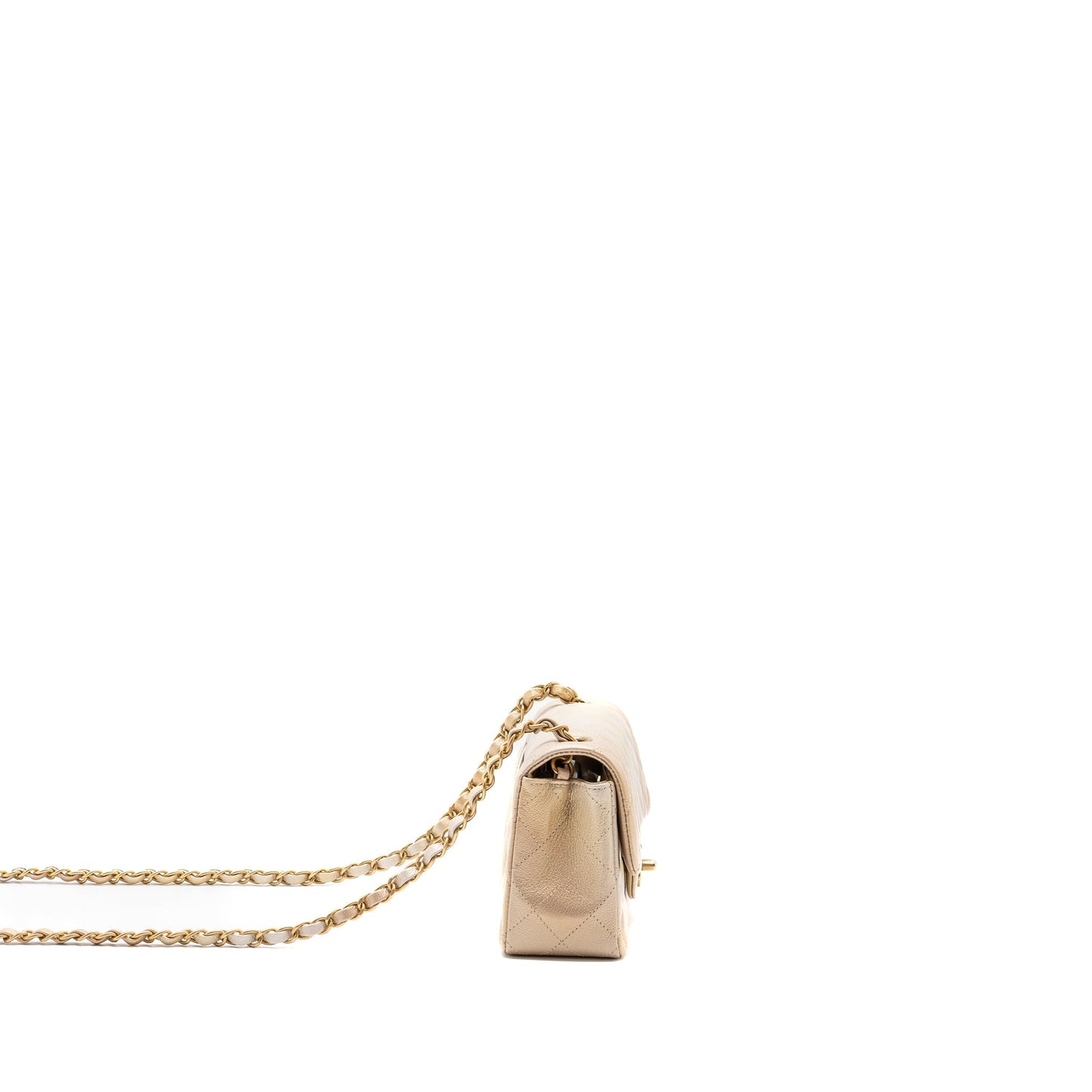 Chanel 22C mini Rectangular Flap Bag Goatskin OmbrÃ© Beige Brushed GHW (microchip)