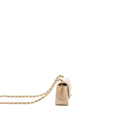 Chanel 22C mini Rectangular Flap Bag Goatskin OmbrÃ© Beige Brushed GHW (microchip)