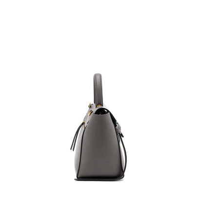 Celine Micro Belt Purse Grained Calfskin Grey