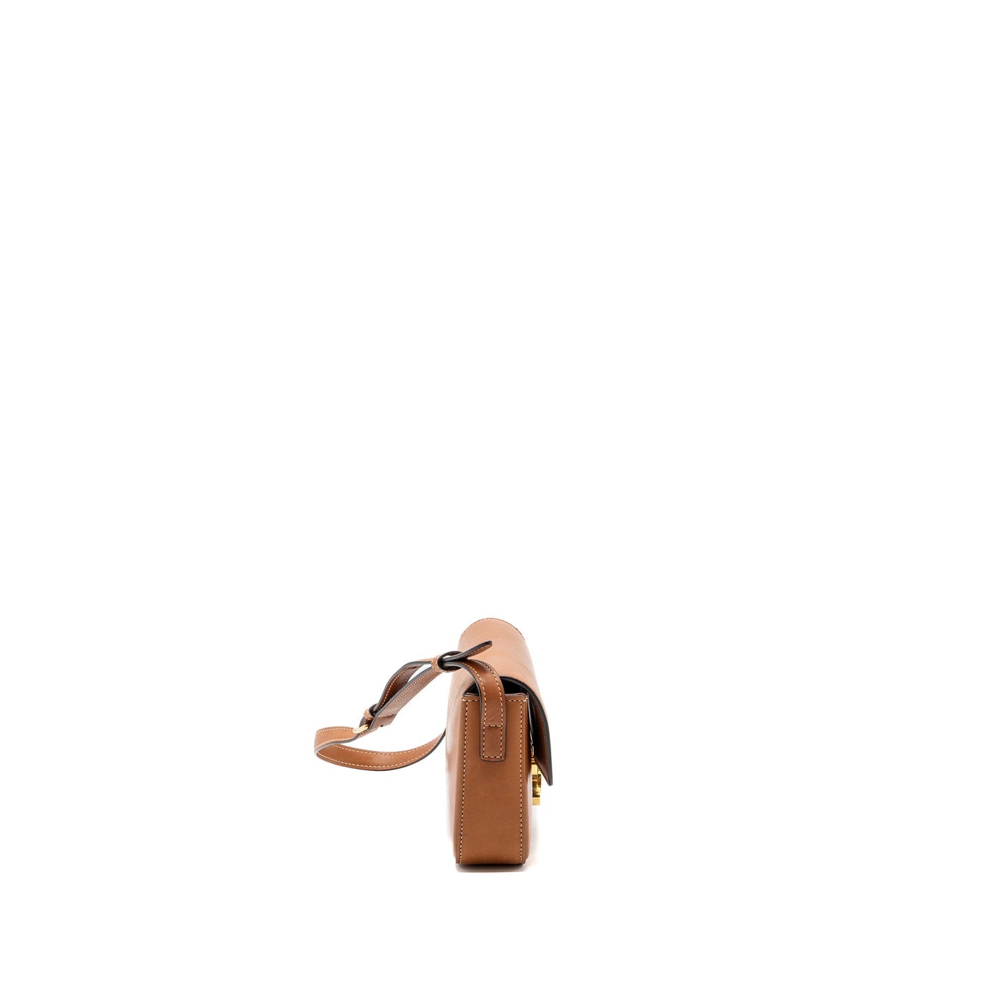Celine Triomphe Mini Purse Calfskin Tan