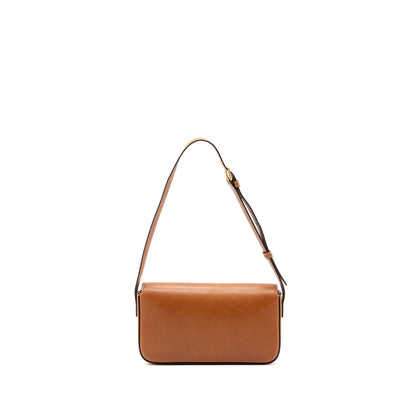 Celine Triomphe Mini Purse Calfskin Tan