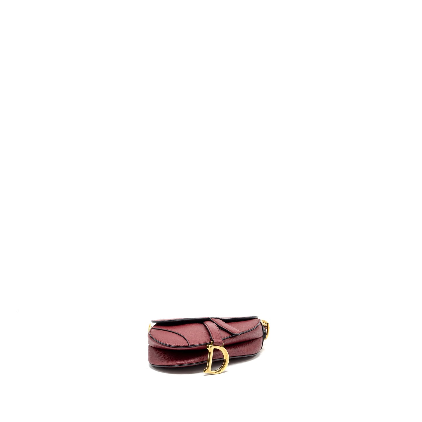 Dior Mini Saddle Purse calfskin red
