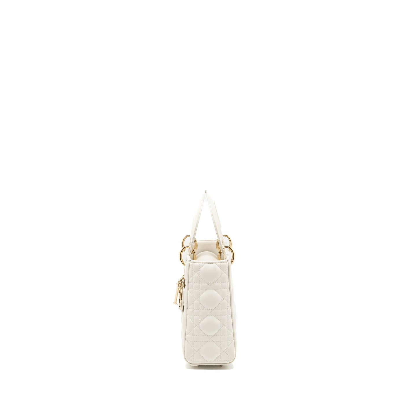 Dior Small Lady My ABCDior Lambskin White