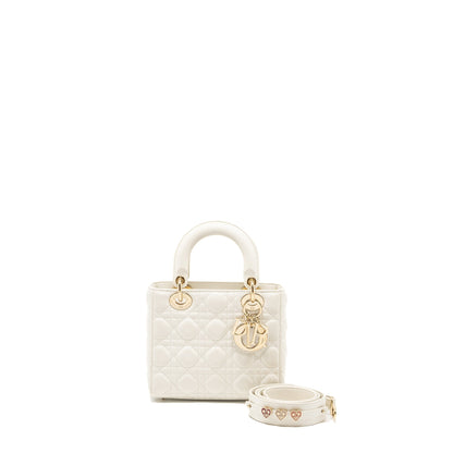 Dior Small Lady My ABCDior Lambskin White