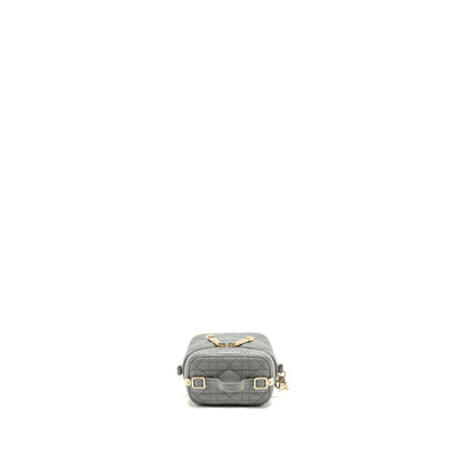 Dior micro lady dior vanity case Lambskin blue